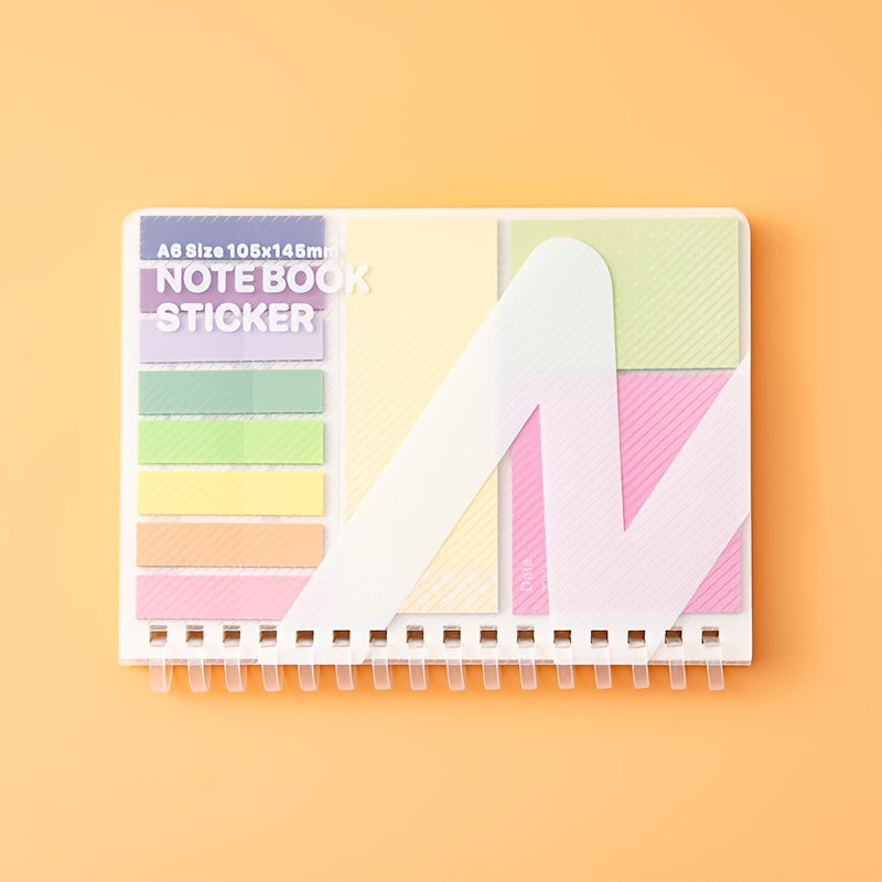 A6 Yumshoq Loop Buckle Notebook sticky notes bilan ofis va o'qish uchun chiroyli dizayn