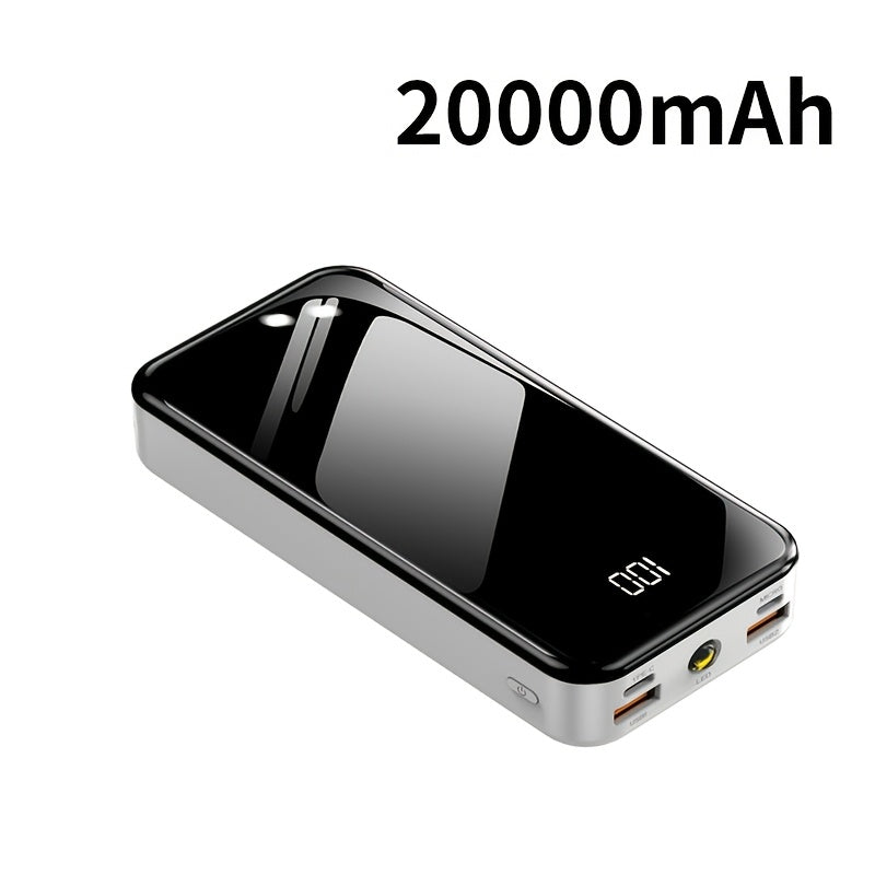 20000mAh Power Bank with 22.5W Fast Charging LED Display Dual Input Portable