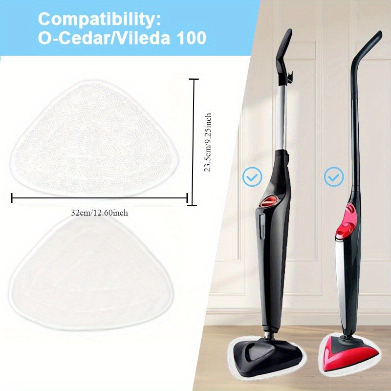 Replacement Microfiber Mop Cloths Set of 2 for Floor Cleaning Ultra-Fine Fibers