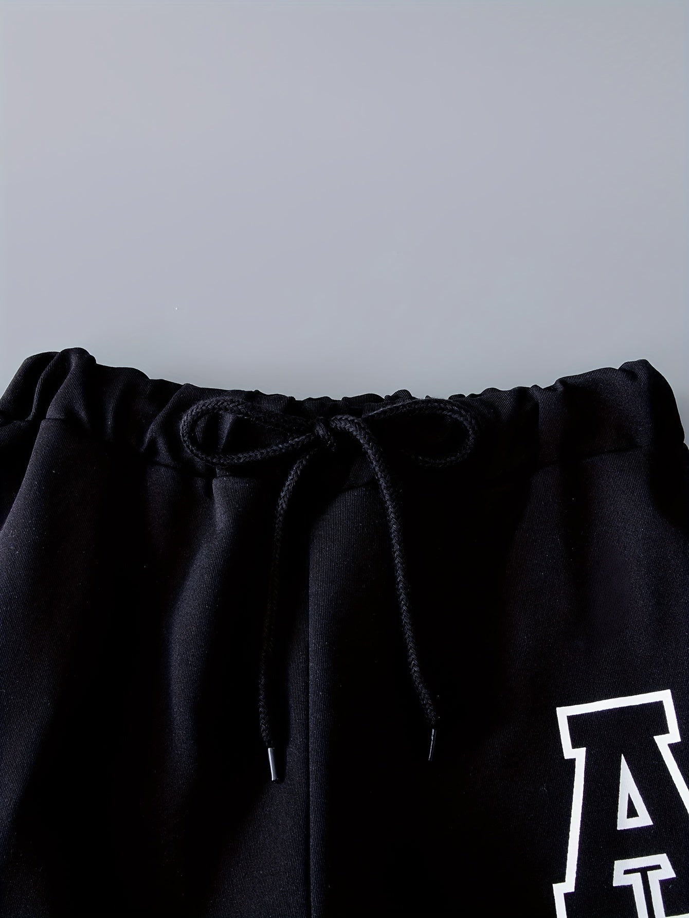 Kids Boys Letter Print Varsity Jacket and Pants Set Fall Winter Casual Clothing