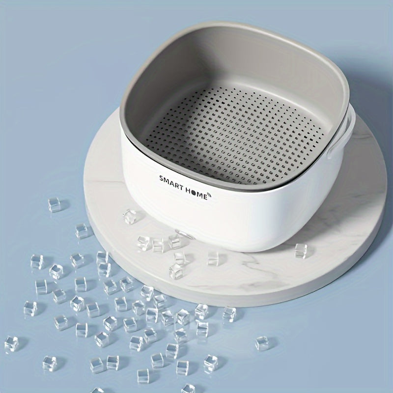 Portativ meva va sabzavot yuvish mashinasi, batareyka bilan ishlaydi, PP material, qiyshiq tutqich bilan