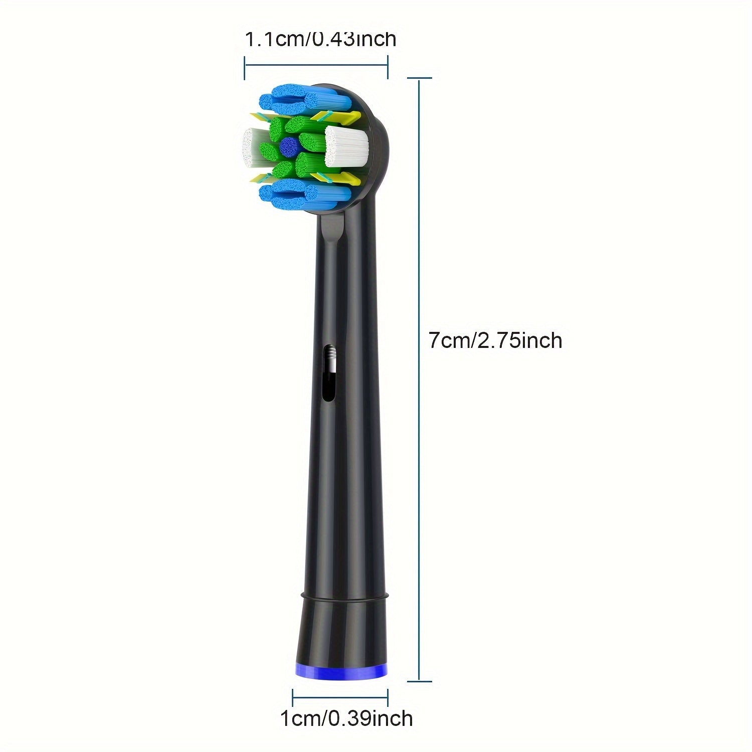 Cabezas de cepillo de dientes eléctricas de reemplazo 12-Pack para sensibles, precisión, limpieza con hilo dental
