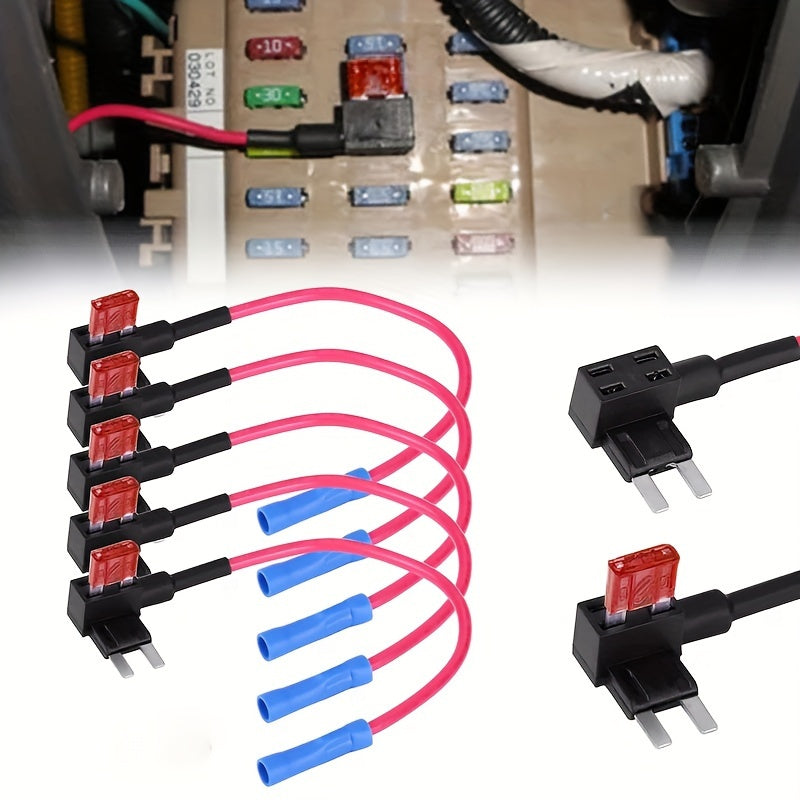 Mini Blade Fuse Tap Adapter 10A Car Micro Compact Fuse Holder