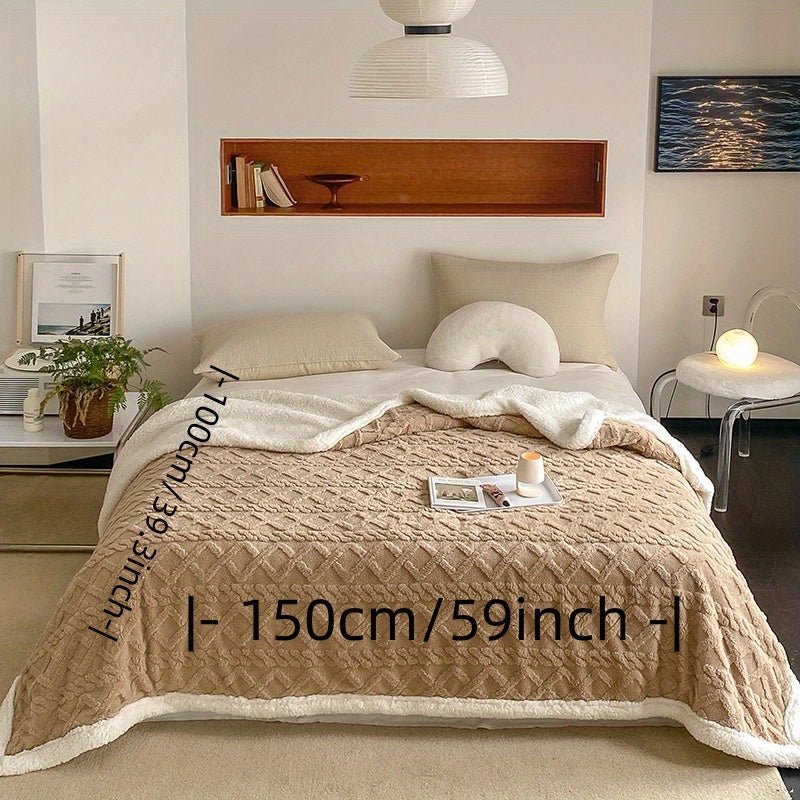 Qulay Fleece tashlash plashkasi 1-chi qirrali ikki tomonlama yumshoq polyester, yotoqxona va mehmonxona uchun, yashil, ko'k, sariq