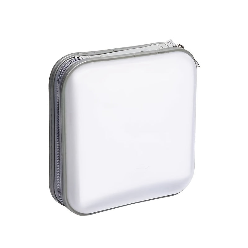 Многофункциональная защита носителей: водонепроницаемый жесткий пластиковый футляр для хранения DVD и CD с держателем для дисков 40/80, портативный кошелек на молнии, штабелируемый органайзер для автомобиля, дома и путешествий