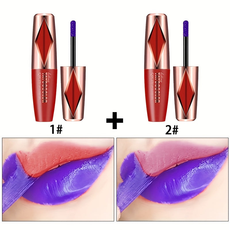 Women Matte Lip Gloss Long-Lasting Waterproof Velvet Lipstick in Vibrant Colors