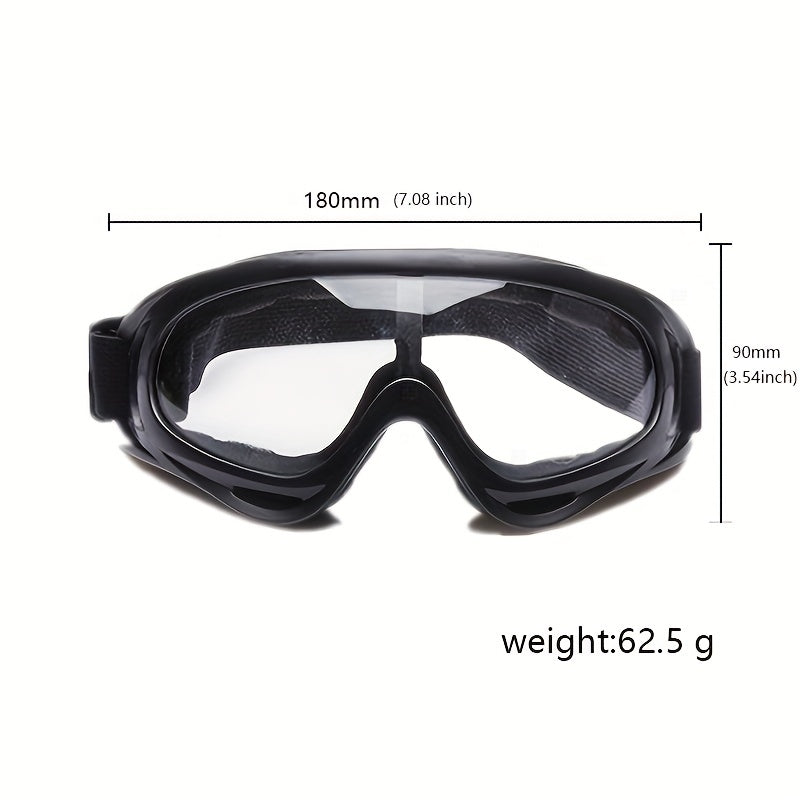 Anti-Fog Windproof Goggles for Motorcycling Cycling Outdoor Large Lens Splash Fog Protection