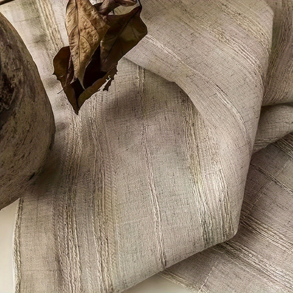 Green Eucalyptus Leaves Kitchen Curtain with Floral Watercolor Design 69.85x99.06 cm