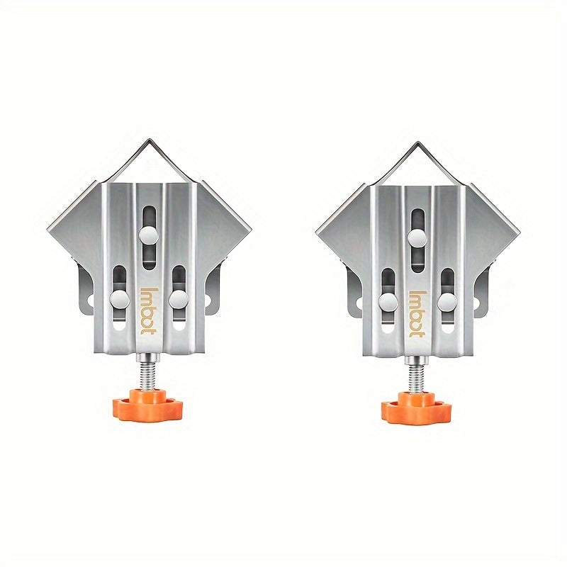 Burchakli vintli rostlash uchun sozlanadigan zanglamaydigan po'latdan yasalgan qisqichcha, apelsin tutqichli