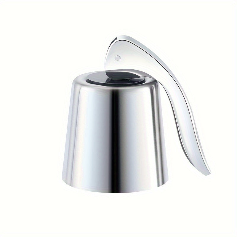 Naychali po'lat vino shishasi to'plami, yangi, qayta ishlatiladigan muhr uchun silikon muhr bilan. Vino saqlash uchun ideal sovg'a to'plami.