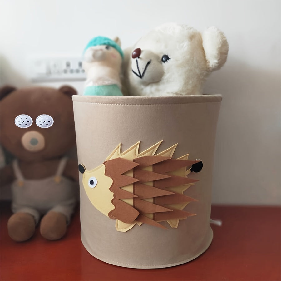 Cartoon Animal Laundry Hamper Large Foldable Storage Bin for Kids Toys and Nursery Clothes