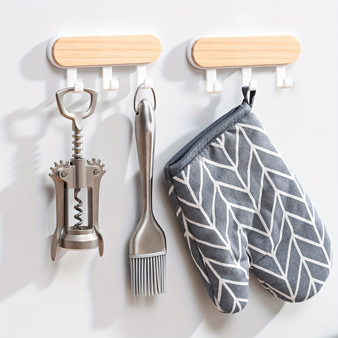 1 шт. крючок из японского дерева в скандинавском стиле для дверей и окон, для одежды, шляп и кухни, установка без следов