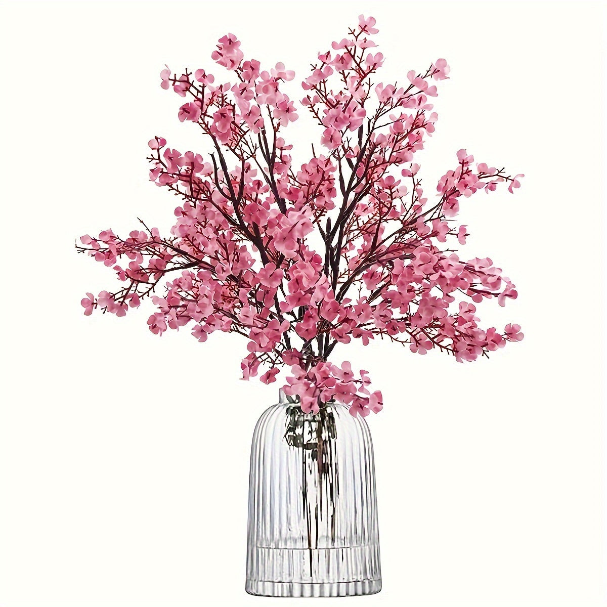 3-Piece Artificial Cherry Blossom Branch Set for Home Decor