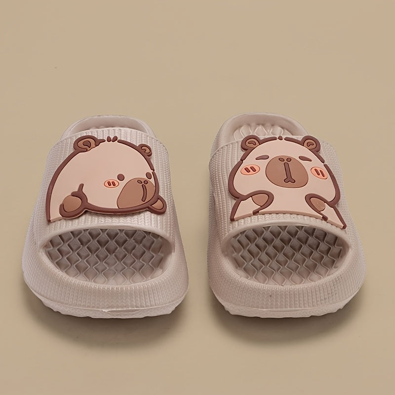 Ayollar uchun multfilm quyonli EVA och oyoqli yopiladigan yozgi poyabzal