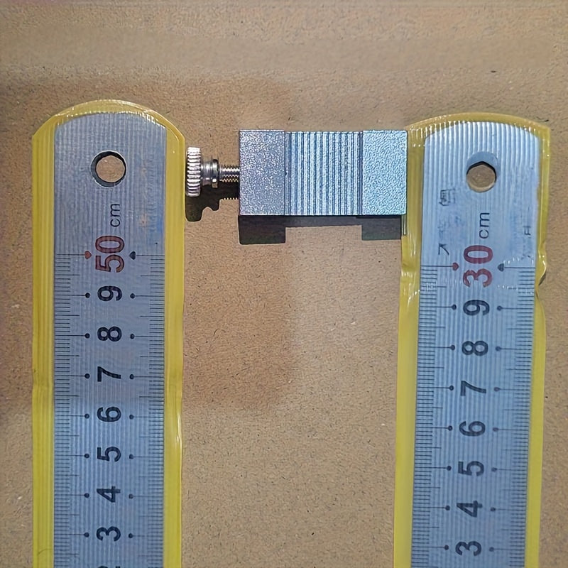Aluminum 30cm x 50cm Straight Ruler Multi-purpose Measurement Tool for Craftsmen