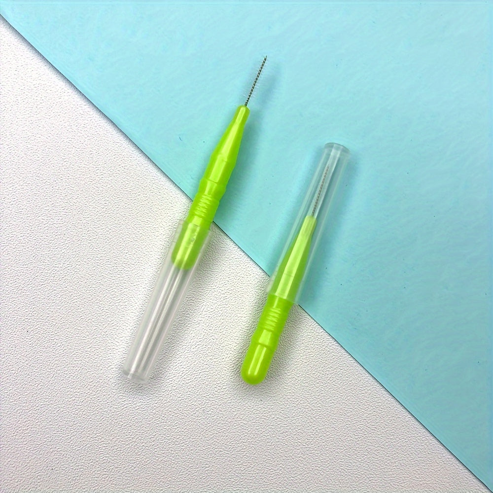 12-to'plam tish oral interdental cho'tkalar PE material aralash ranglar gum parvarishi