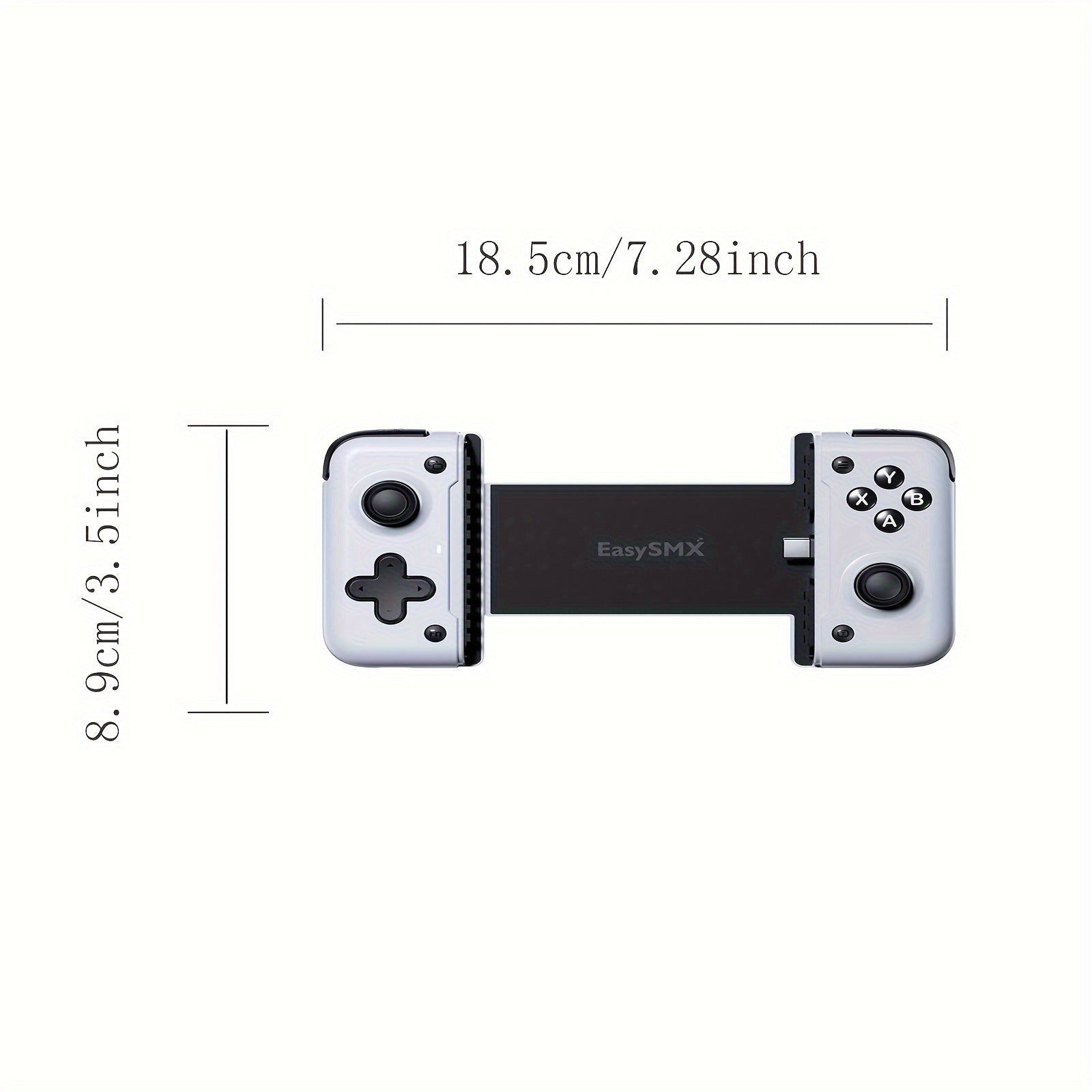 Wireless Gaming Controller for Android and iOS with Adjustable 500Hz Hall Triggers Turbo Burst Macro Recording