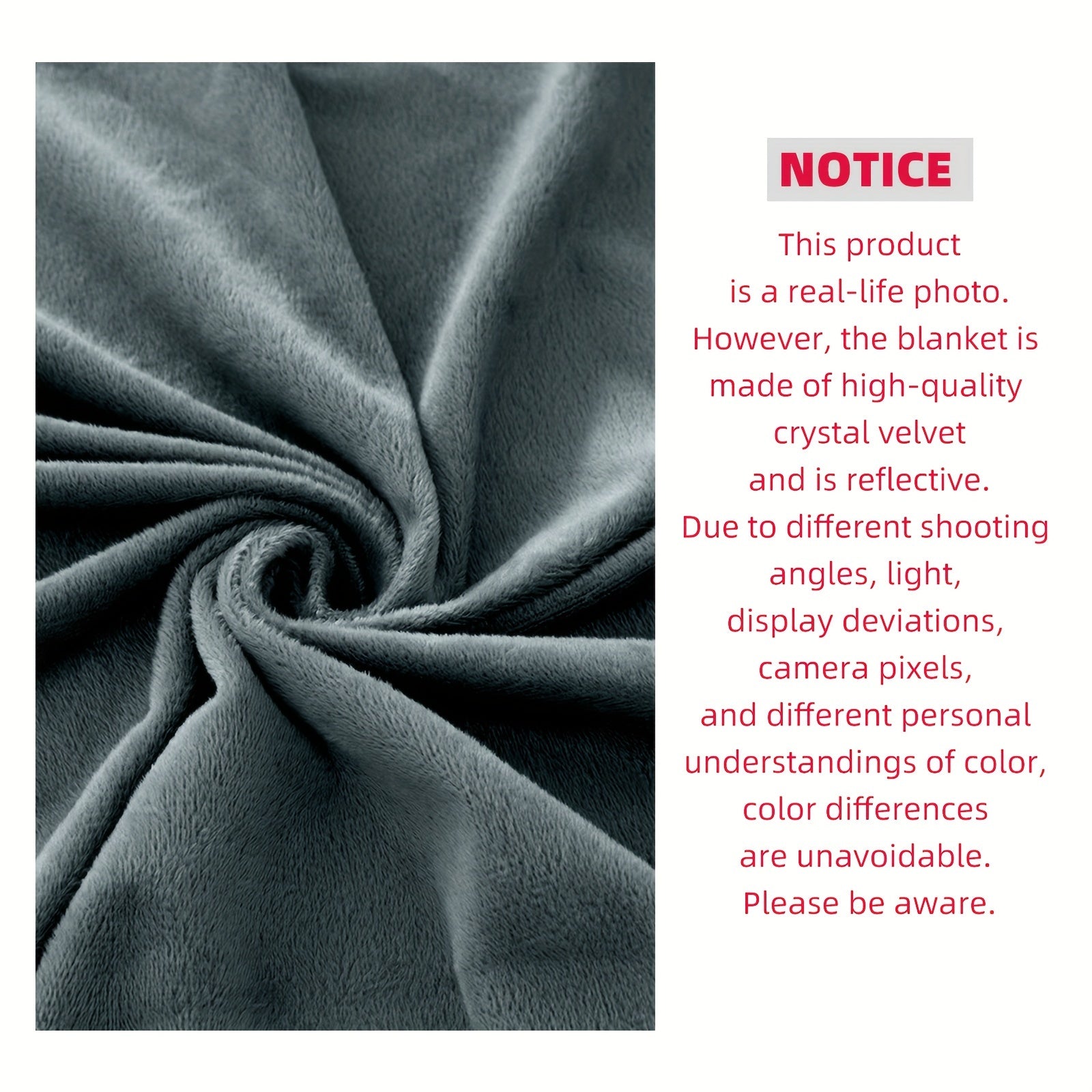 USB Electric Blanket with Crystal Velvet Fabric Non-Slip Bottom 5 Heat Settings Machine Washable