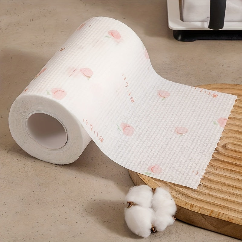 200 Piece Reusable Kitchen Paper Towels Set Non-Stick Washable Household Use