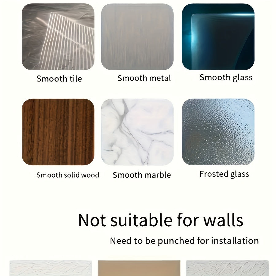 Estante de almacenamiento para cocina sin taladro con ganchos, organizador de pared para especias y suministros