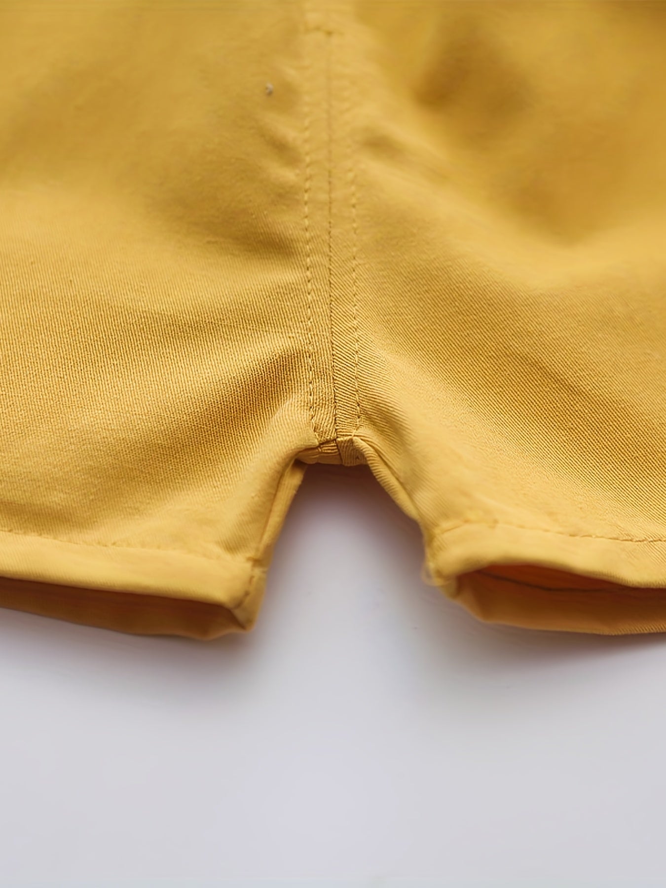 Boys Summer Cotton Shirt Set Short Sleeve Button-Up Lapel Shirt with Logo Shorts