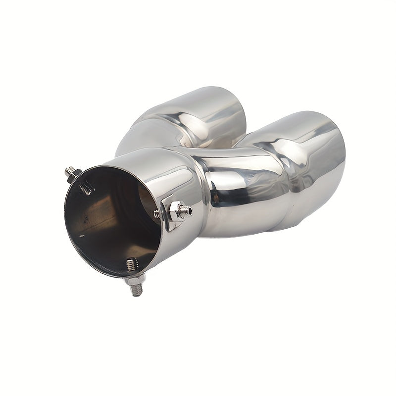 Stainless Steel Car Exhaust Pipe Double-Row Straight Large Tail Pipe Modification Kit