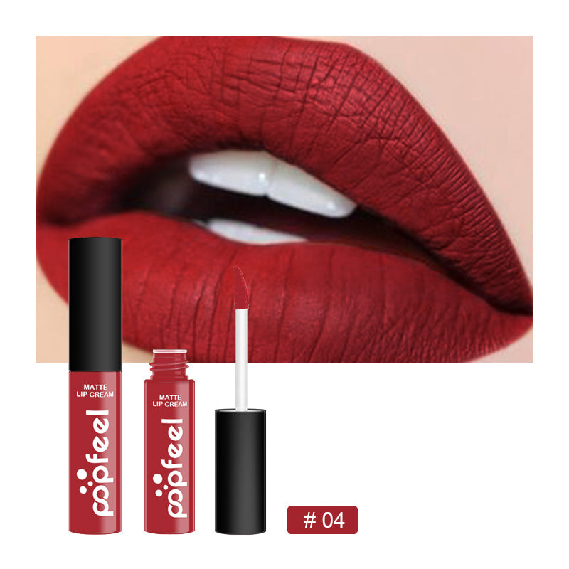 Long Lasting Matte Lip Gloss for Women Liquid Lipstick with Bold Color