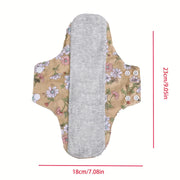 4pcs Unscented Cotton Panty Liners with Graphene Core Reusable Menstrual Pads