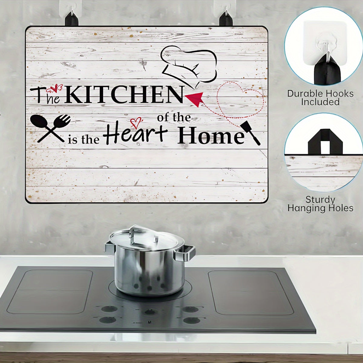 Extra Large Heat Resistant Cooktop Protector Mat for Electric Glass Stovetops and Appliances