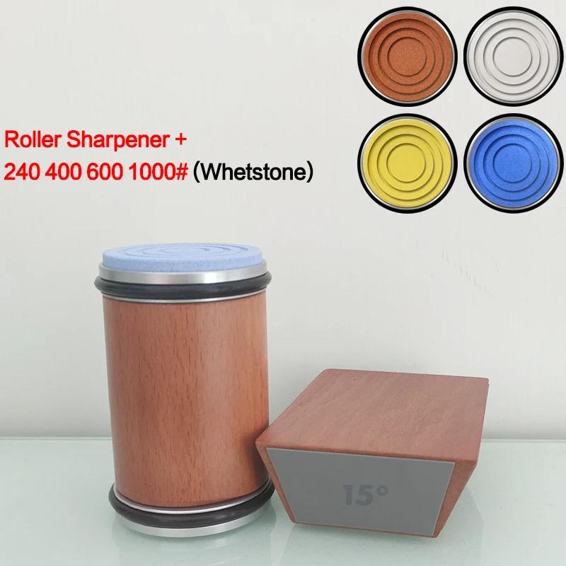 Olmos bilan qattiqlashtiruvchi tosh va yog'och oshxona maydalash tizimi bilan Magnitli aylanuvchi pichoq silliqlash mashinasi, sozlanadigan burchaklar va rulman aksessuari.