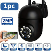 1080P WiFi Внутренняя и наружная охранная камера с ночным видением, двусторонним звуком, AI-распознаванием