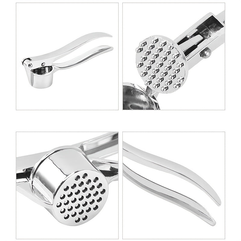 Stainless Steel Garlic Press and Ginger Chopper, Durable Kitchen Utensil