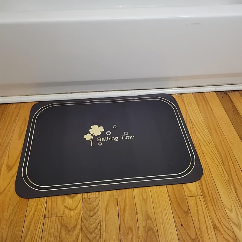 Diatom Bath Mat Absorbent Quick-Drying Non-Slip Bathroom Carpet