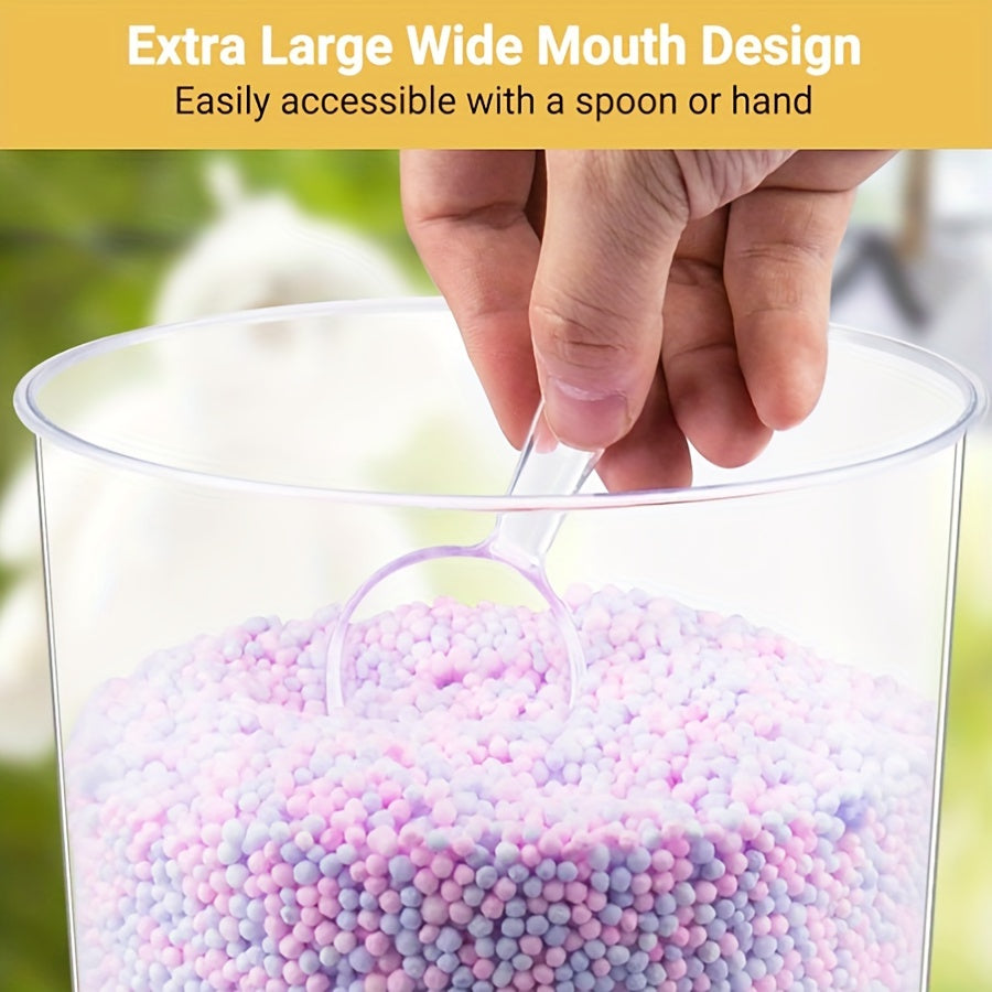 Bohemian Laundry Detergent Pod Organizer with Spoon for Powder and Liquid Storage