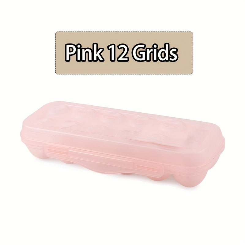 Shaffof plastik to'plangan tuxum saqlash idishi qopqoq bilan, 12/18 tuxum saqlash imkoniyatiga ega. Zarba o'chiruvchi va muzlatgichda saqlashga mos, bu joyni tejovchi oshxona tashkilotchisi tuxumlaringizni yangi va tartibli saqlash uchun mukammaldir.