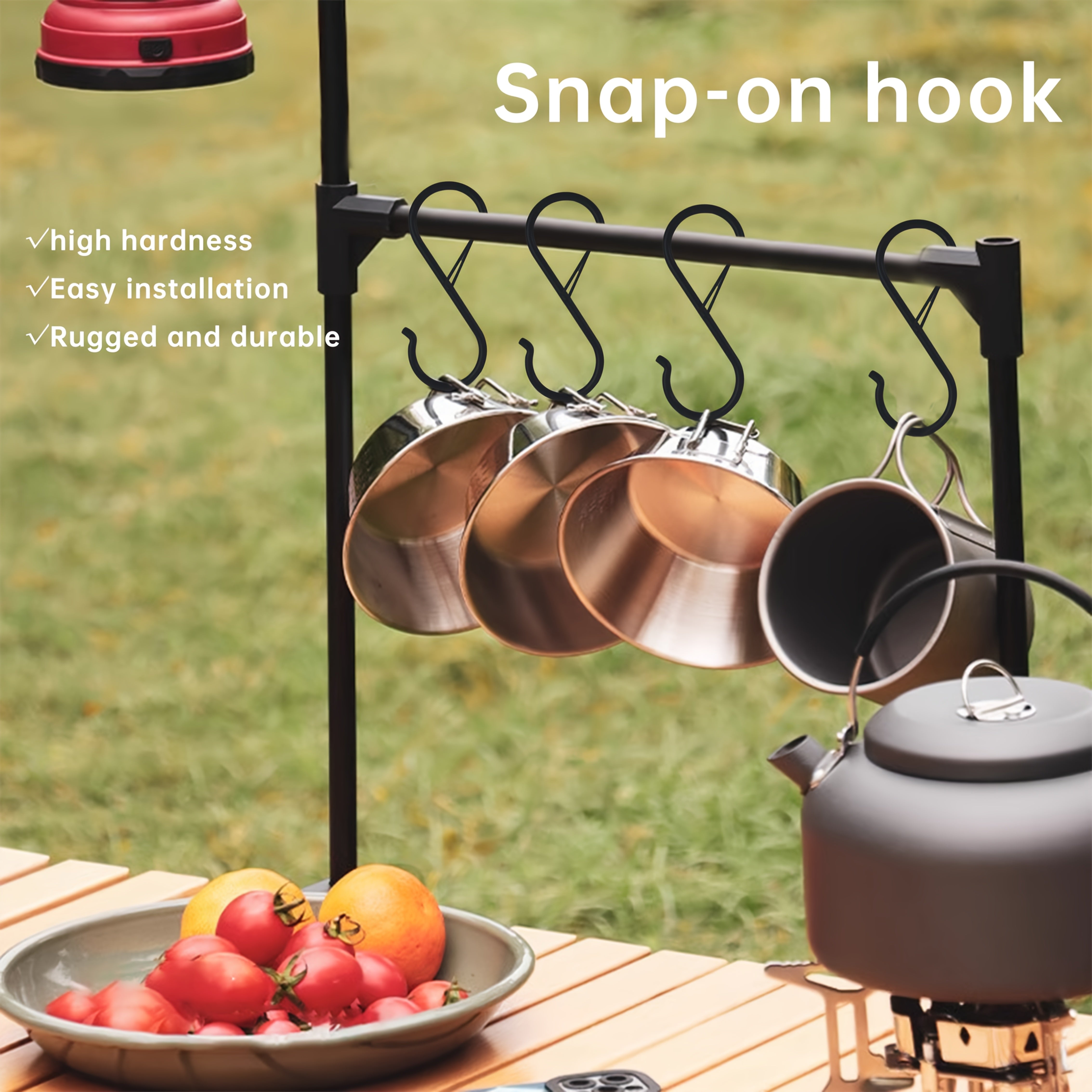 Heavy-Duty Elastic Cord Ties Black Rubber Bands for Camping Camping Gear Bikes Ladders