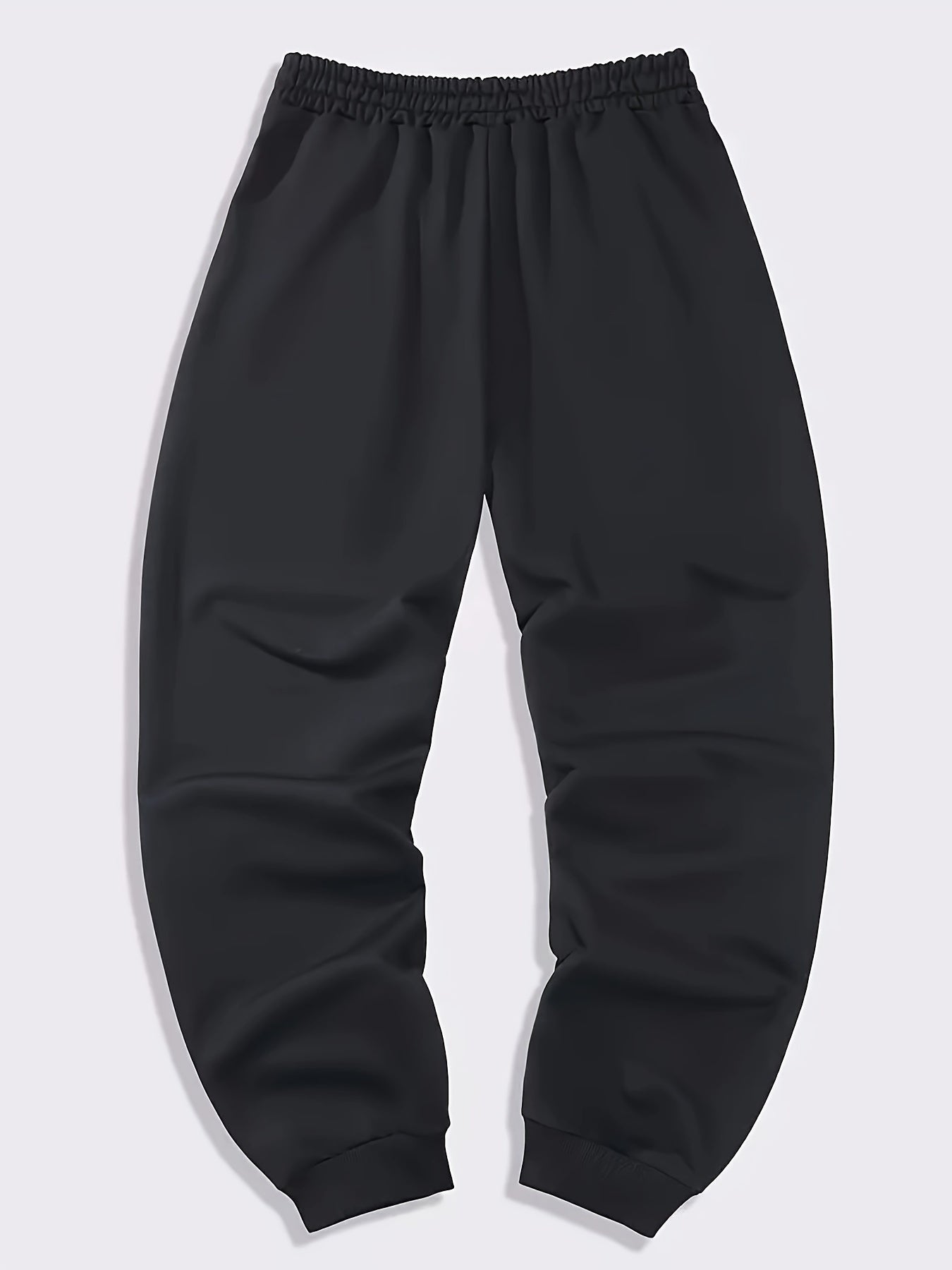 Мужские джоггеры больших размеров с карманами на шнурке для весны, осени, активного отдыха и спорта на свежем воздухе