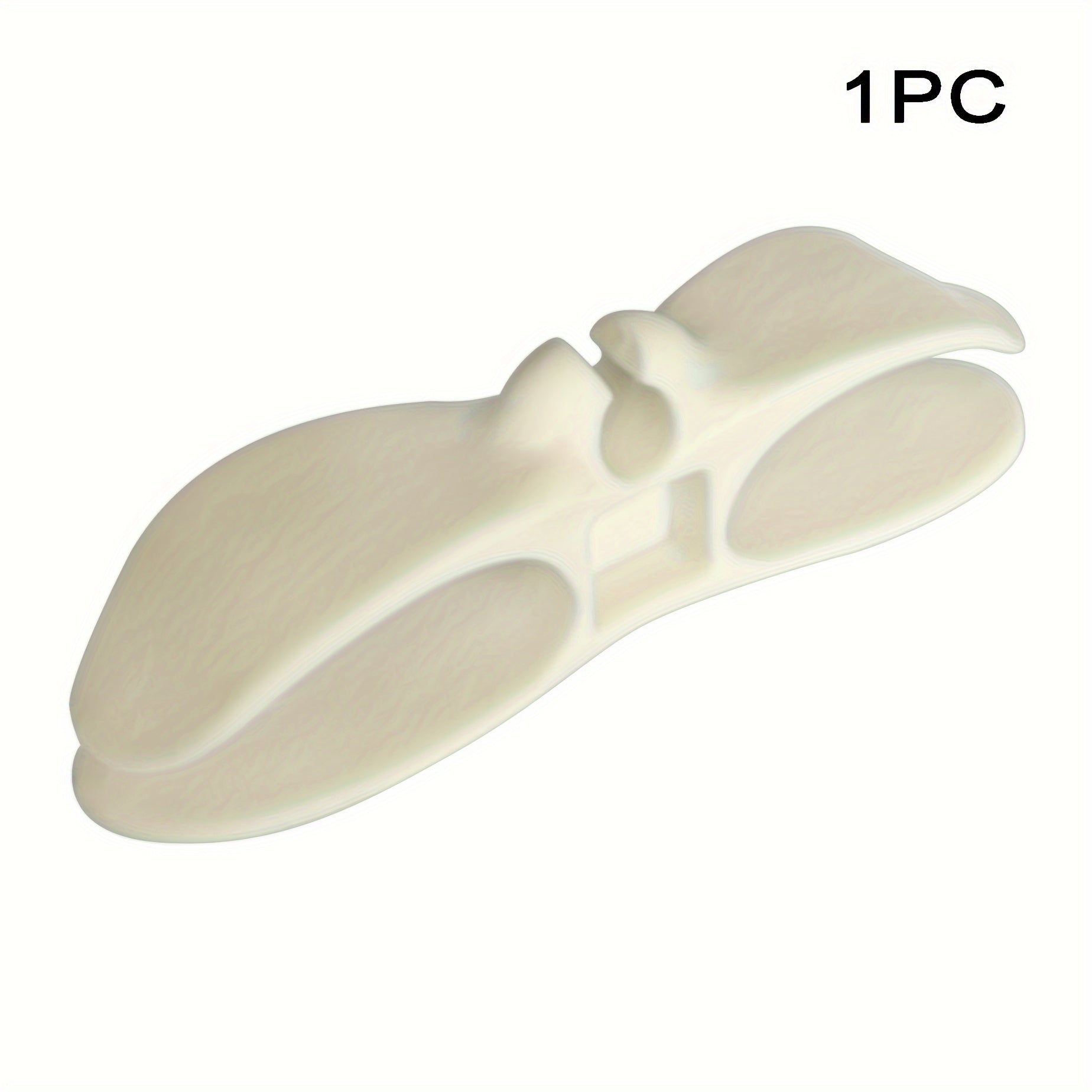 Ova shaklidagi plastik sim tutqich, oshxona texnikasi kabellarini tartibga solish uchun sovun idishi bilan