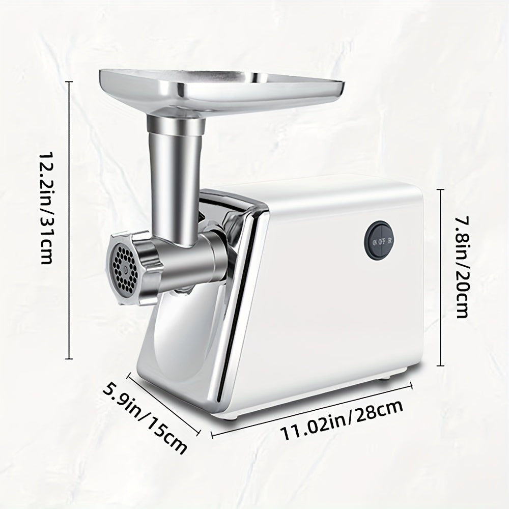 Molino de carne totalmente automático para uso en cocinas domésticas, eléctrico, acero inoxidable, 220-240V
