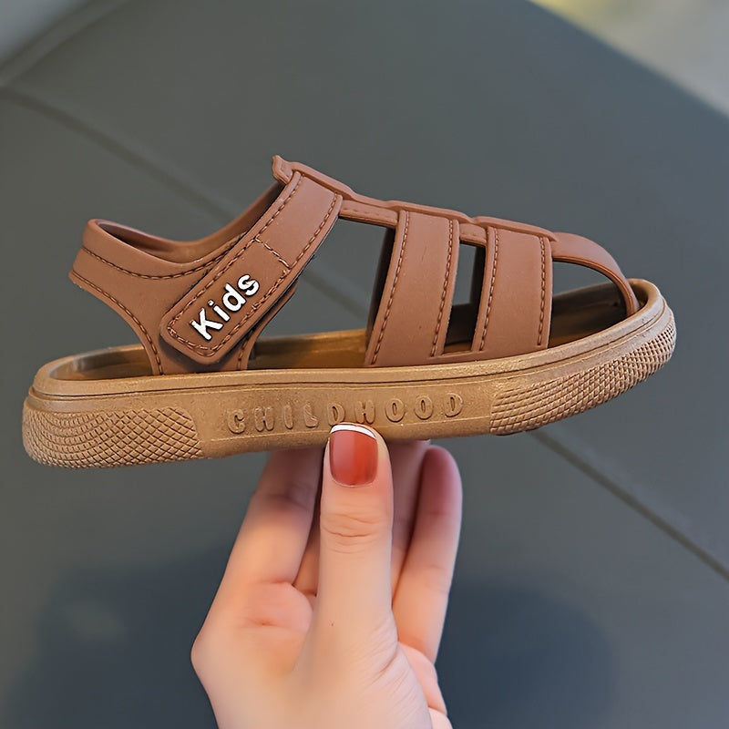 Kids Summer Sandals for Boys and Girls Flat Sole Outdoor Casual Breathable PVC