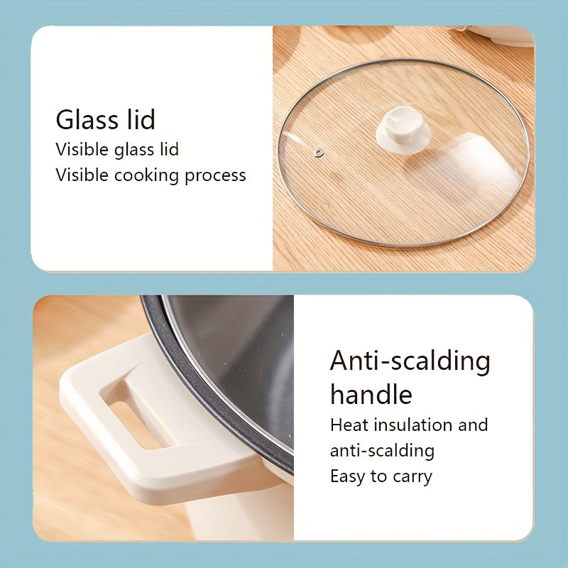 Electric Cooking Pot 1-Pack Non-Stick 220V Household Multi-Functional Kitchen