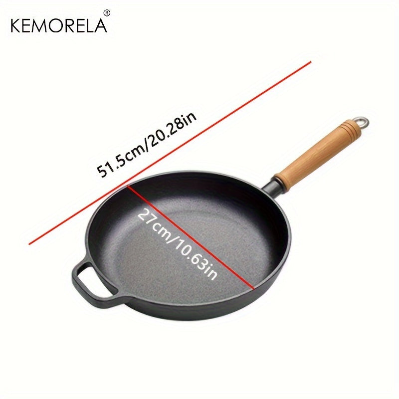 Cast Iron Skillet Non-Stick Cookware for Gas Electric Induction Stoves 10 Inch