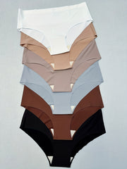 Women's Seamless Thongs 6 Pack Low Waist Soft Quick-Drying Breathable