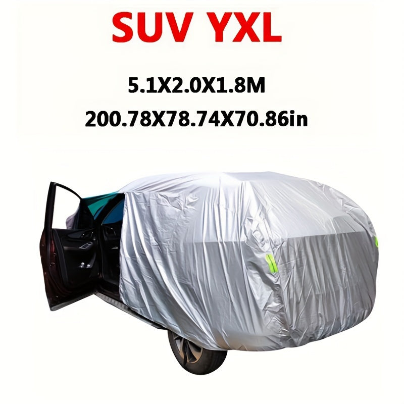Universal Waterproof Car Cover for SUVs and Sedans UV Rain Snow Dust Protection