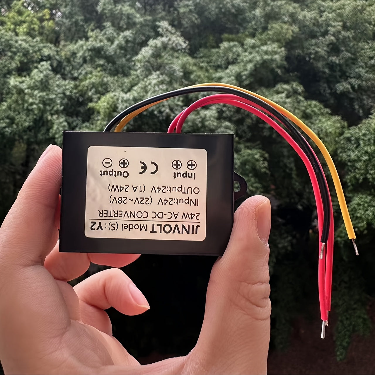 24V AC dan DC ga quvvat ta'minoti 1A/2A/3A changyutgichli, changyutgichsiz LED yoritish va elektronika uchun