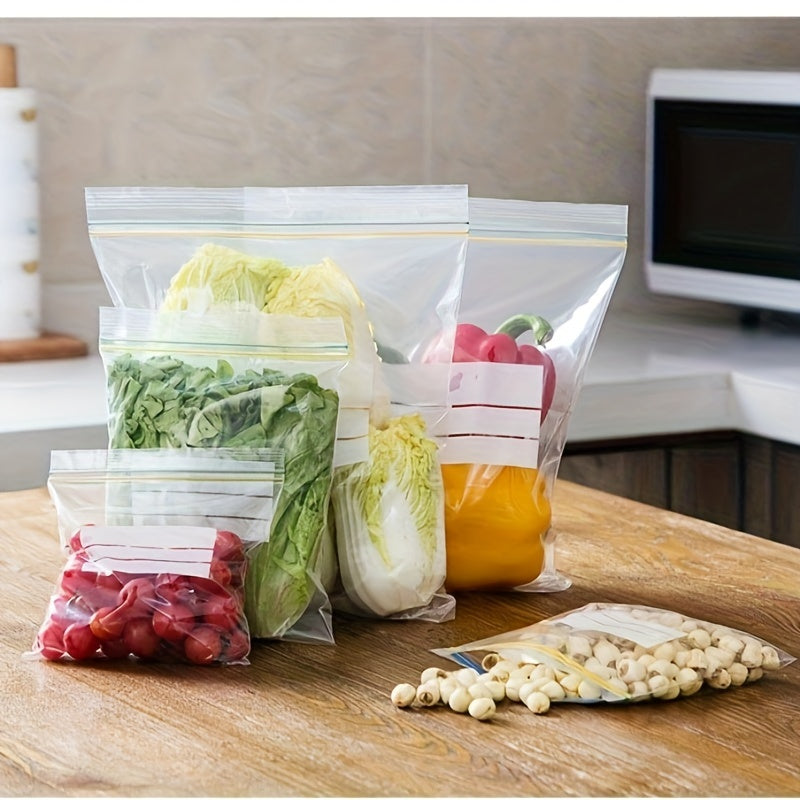Reusable Food Storage Bags Pack of 30 Double-Layer Seal Bags Food-Grade Plastic Freezer Safe