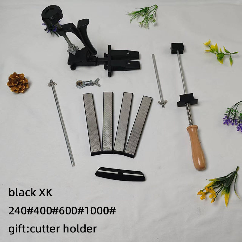 360° вращающийся точильный камень с фиксированным углом для быстрой заточки на кухне, прочный инструмент