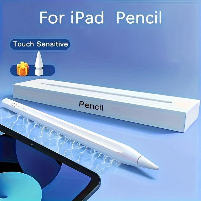 Rechargeable iPad Stylus Pen with Palm Rejection Tilt Function and Fast Charging