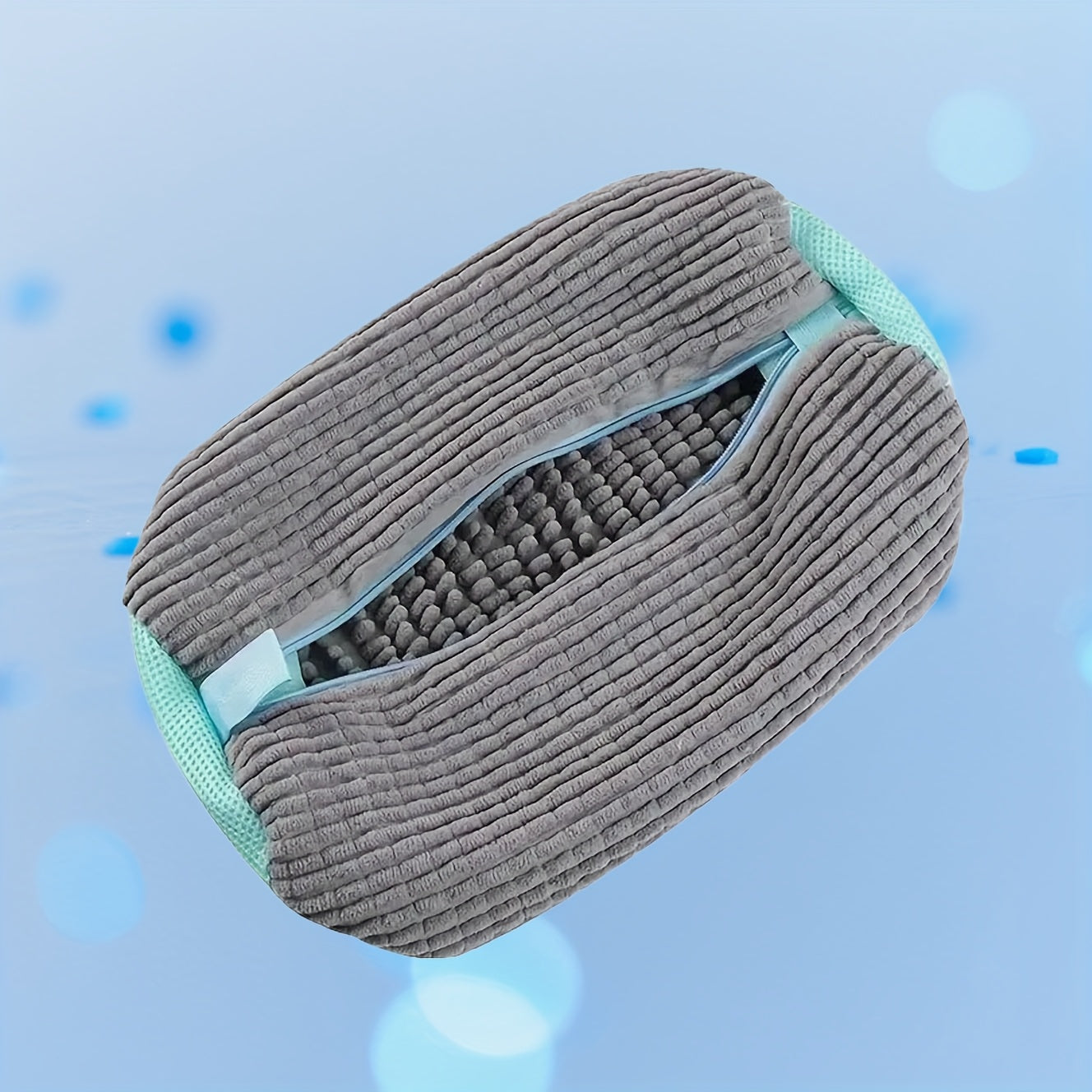 Heavy-Duty Laundry Bag Gray-Yellow Shoe Wash Bag Travel & Gym Safe