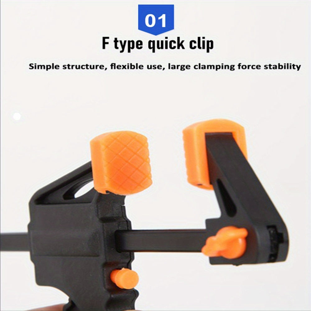 4-Inch Quick Ratchet Release Woodworking Clamp Set Plastic Bar Spreader Tool